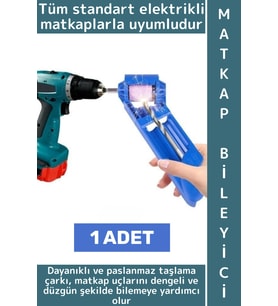 Elektrikli Matkap Uyumlu Ev Atölye Tamirat Kompakt Hafif Pratik Körelen Bozulan Matkap Ucu Bileyici