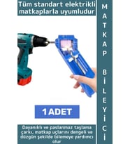 Elektrikli Matkap Uyumlu Ev Atölye Tamirat Kompakt Hafif Pratik Körelen Bozulan Matkap Ucu Bileyici