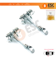 Citroen C3 MK1 MK2 2002-2016 9181H1 İçin 2 EA Ön Sağ ve Sol Kapı Gergi Yayı