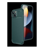 Apple İphone 15 Kılıf Auto Focus Karbon Kapak - Yeşil
