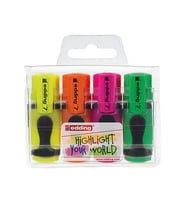 Edding 7 Mini Highlighter Fosforlu İşaretleme Kalemi 4 RENK SET 