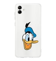 Samsung Galaxy A04  Kapak Donald Duck Tasarımlı Şeffaf  Kılıf