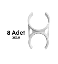 2x2,5 8 Adet Kelepçe Tatlandırıcı Mineral Alkalli Ve Detox Su Arıtma Cihaz Filtre Kelepçesi