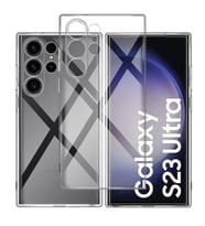 Kvy Samsung Galaxy S23 Ultra Kamera Korumalı Süper Silikon Kılıf