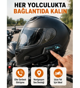 BT22 Kask Bluetooth Kulaklık 5.0 – Suya Dayanıklı, Gürültü Önleyici, Uzun Pil Ömürlü Yeni Nesil