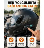 BT22 Kask Bluetooth Kulaklık 5.0 – Suya Dayanıklı, Gürültü Önleyici, Uzun Pil Ömürlü Yeni Nesil