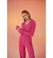 Markano Comfy Crop Gömlek Pembe