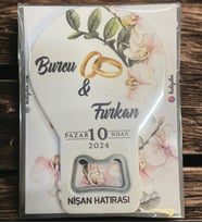 10 Adet Söz, Nişan, Nikah, Düğün Hediyesi Balon Açacak Magnet Kart ve Ambalajlı Tek Tek (blnmg3)