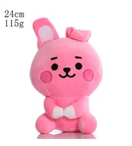 BT21 BTS Karakter Peluş 24cm  (Beyaz - Açık Pembe)