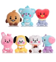 【7個セット】BTS BT21 ぬいぐるみ BT21 BTS Karakter Peluş 24cm