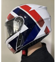 Motosiklet Kaskı Storm SV Dıamond C7 Gloss-Blue Çene Açılır Kask