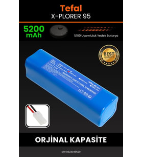 Tefal X-Plorer 95 5200mAh Robot Süpürge Bataryası - Yüksek Yoğunluklu Li-ion Hücre