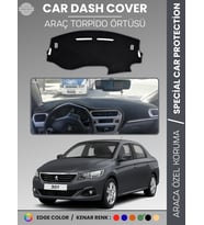 PEUGEOT 301 (2012-2024) Torpido Örtüsü Ön Göğüs Koruma Torpido Koruma Birebir Uyum Kaymaz Özel Kesim