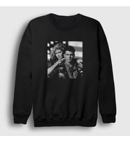 Presmono Unisex Siyah Poster Tom Cruise Top Gun Sweatshirt 461319tt