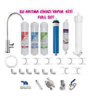 Su Arıtma Cihazı Yapım Seti - Full Set- Su Arıtma Yapım Kiti