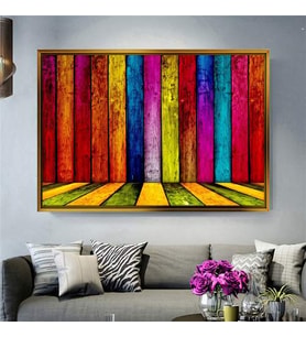 Altın Çerçeveli dekoratif tablo a343 (Gold)