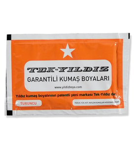 12 - Kumaş Boyası Turuncu 11 Gr