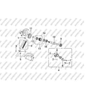 MONDİAL ATV MD200 JACKAL TERMOSTAT VE GÖVDESİ KOMPLE (60) ORJ