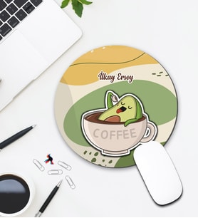 Kişiye Özel Avokado Tasarımlı Mouse Pad 148