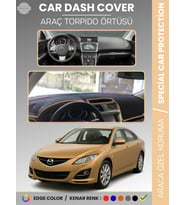 MAZDA 6 (2007-2013) Torpido Örtüsü Panel Halısı Koruma Torpido Koruma Araca Özel Kaymaz Kolay Montaj