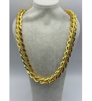 22K Altın Kaplama Kuyumcu Model Kolye 25 -22k147 (Gold)