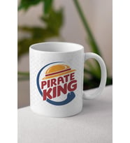 Pırate King One Piece Anime Baskılı Beyaz Kupa Bardak