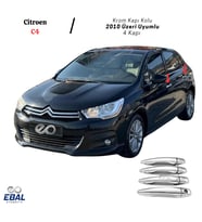 Citroen C4 Krom Kapı Kolu 4 Kapı 2010 Üzeri Paslanmaz Çelik