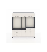 Arges Gardrop 8 Raflı 4 Çekmeceli 3 Askılı 220x30x243 Antrasit-Aytaşı