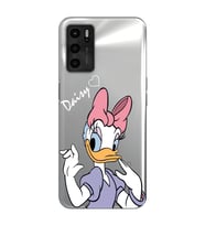 Oppo A16 Uyumlu Ördek Desenli Şeffaf Telefon Kılıfı