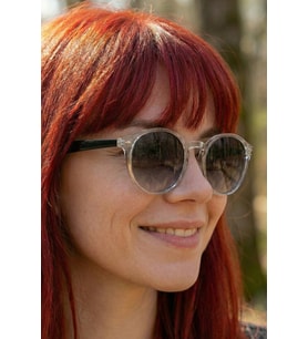 SUNSTOP UV400 Polarize Şeffaf Unisex Güneş Gözlüğü 1355 C0001 - TR90 Esnek Dayanıklı Çerçeve