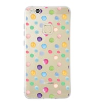 PrintiFy Huawei P10 Lite ile Uyumlu 1mm Slim Fit Water Color 6 Baskılı Şeffaf  Kılıf