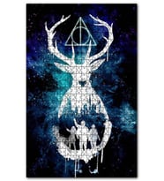 Cakapuzzle Harry Potter Suluboya Görseli Puzzle Yapboz MDF (Ahşap) (120 Parça)