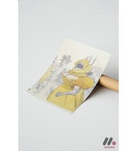 Toulouse-Lautrec Vintage Afiş, Çerçevesiz Yüksek Kalite Duvar Afişi - Sanatsever