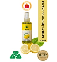 ILGAZ Klasik Limon Kolonyası 100 ml Çanta Boy Sprey 80 Derece Ferahlatıcı ve Hijyenik Kolonya