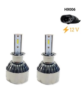 Space 12V H9006 Küçük Kasa Beyaz Led Far Ampulü (4800LM)