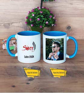 Savcı Kupa Bardak Mavi Fotoğraflı Dünya Savcılar Günü Hediyesi
