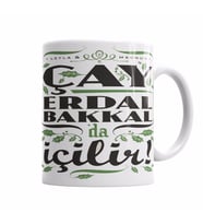 Çay  Erdal Bakkalda İçilir Erdal Bakkal Kupa Bardak Porselen
