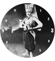 Cakatablo Atatürk Yeniçeri Kıyafetler İçinde Duvar Saati