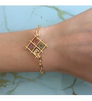 Puzzle Love Yazılı Aşk Çelik Bileklik