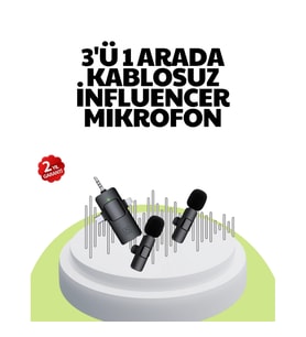Mey İthalat® Çok Yönlü Mikrofon - Net Ses, Uzun Pil