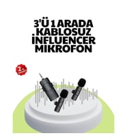 Mey İthalat® Çok Yönlü Mikrofon - Net Ses, Uzun Pil