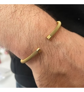 Gold renk Çelik Bileklik