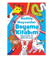 Müthiş Hayvanlar Boyama Kitabım