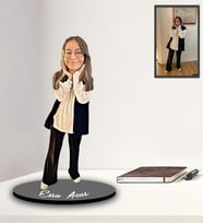Kişiye Özel Kendin Tasarla Karikatür Ahşap Biblo Model-3