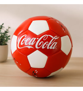 Dikişli Futbol Topu - Kırmızı Beyaz 420 g