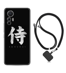 Xiaomi 12 Lite Kılıf Resimli Boyun Askılı İpli Desenli Silikon Samurai 1340