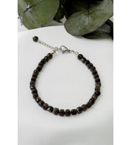 Gold Obsidyen Taşı Bileklik (Siyah)
