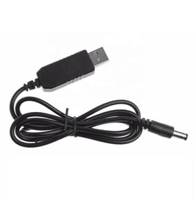 USB 5 Volt To 12 Volt Max 1 Amper USB PD Portundan Gelen Gücü 12V  5.5-2.5 Jak Fişe Dönüştürür 1 Metre