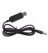 USB 5 Volt To 12 Volt Max 1 Amper USB PD Portundan Gelen Gücü 12V  5.5-2.5 Jak Fişe Dönüştürür 1 Metre
