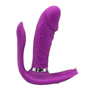 Censan 3 ü 1 Arada Uzaktan Kumandalı Giyilebilir Clitoris ve G-Spot Titreşimli Vibratör